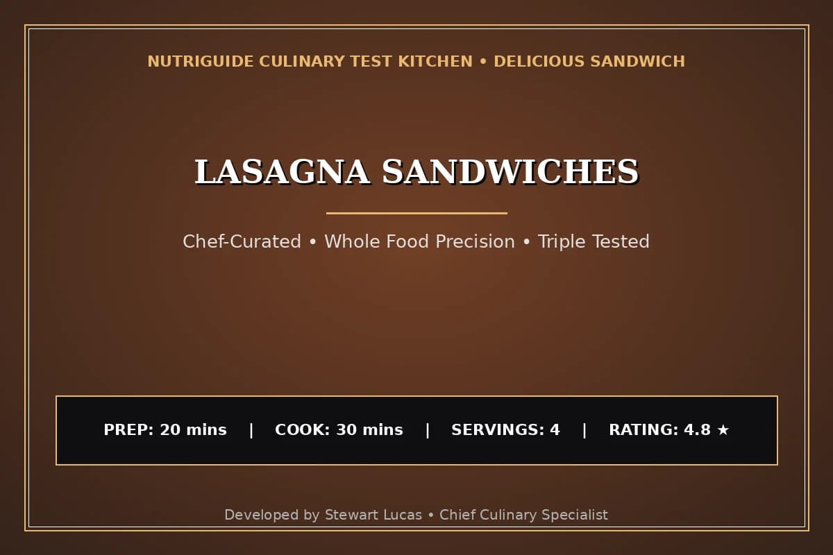 Lasagna Sandwiches