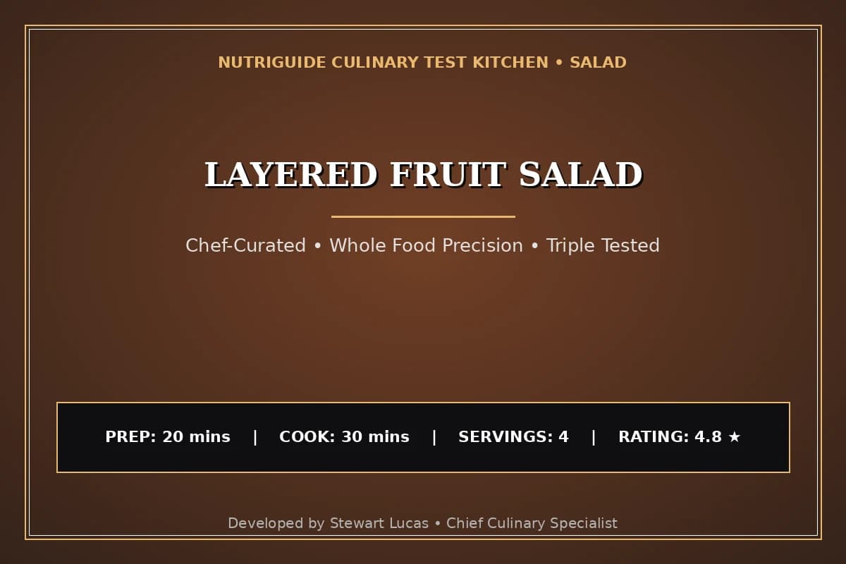 Layered Fruit Salad