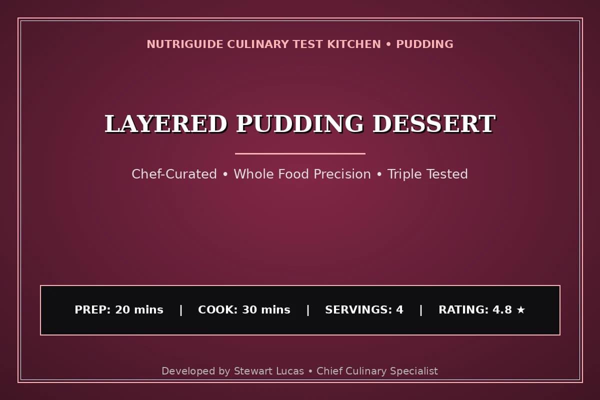 Layered Pudding Dessert