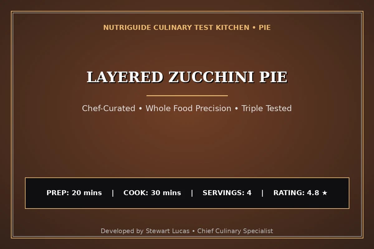 Layered Zucchini Pie