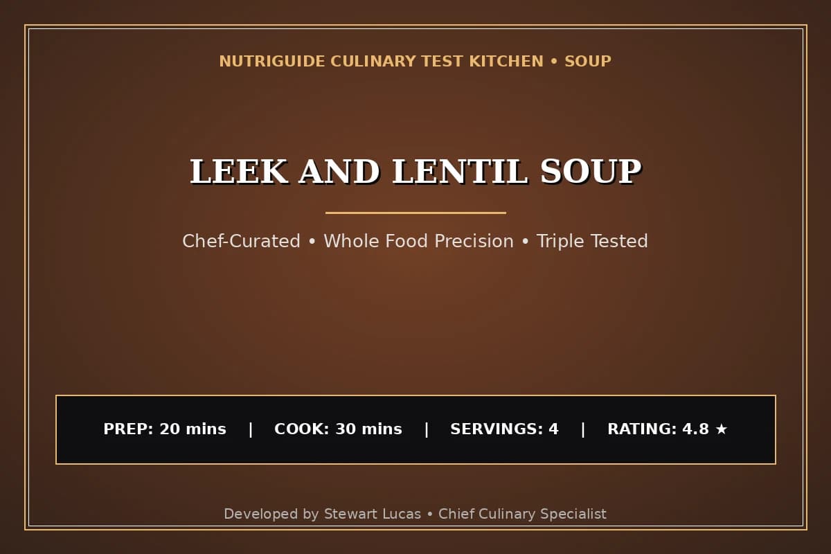 Leek And Lentil Soup