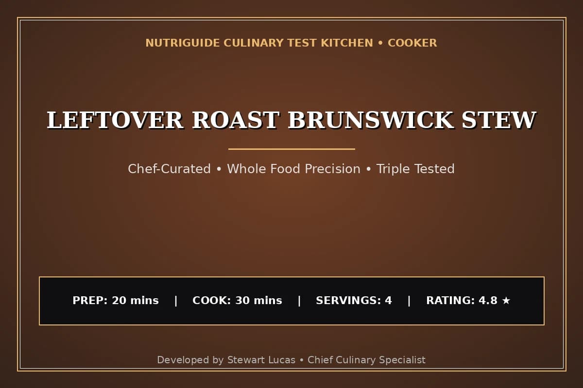 Leftover Roast Brunswick Stew
