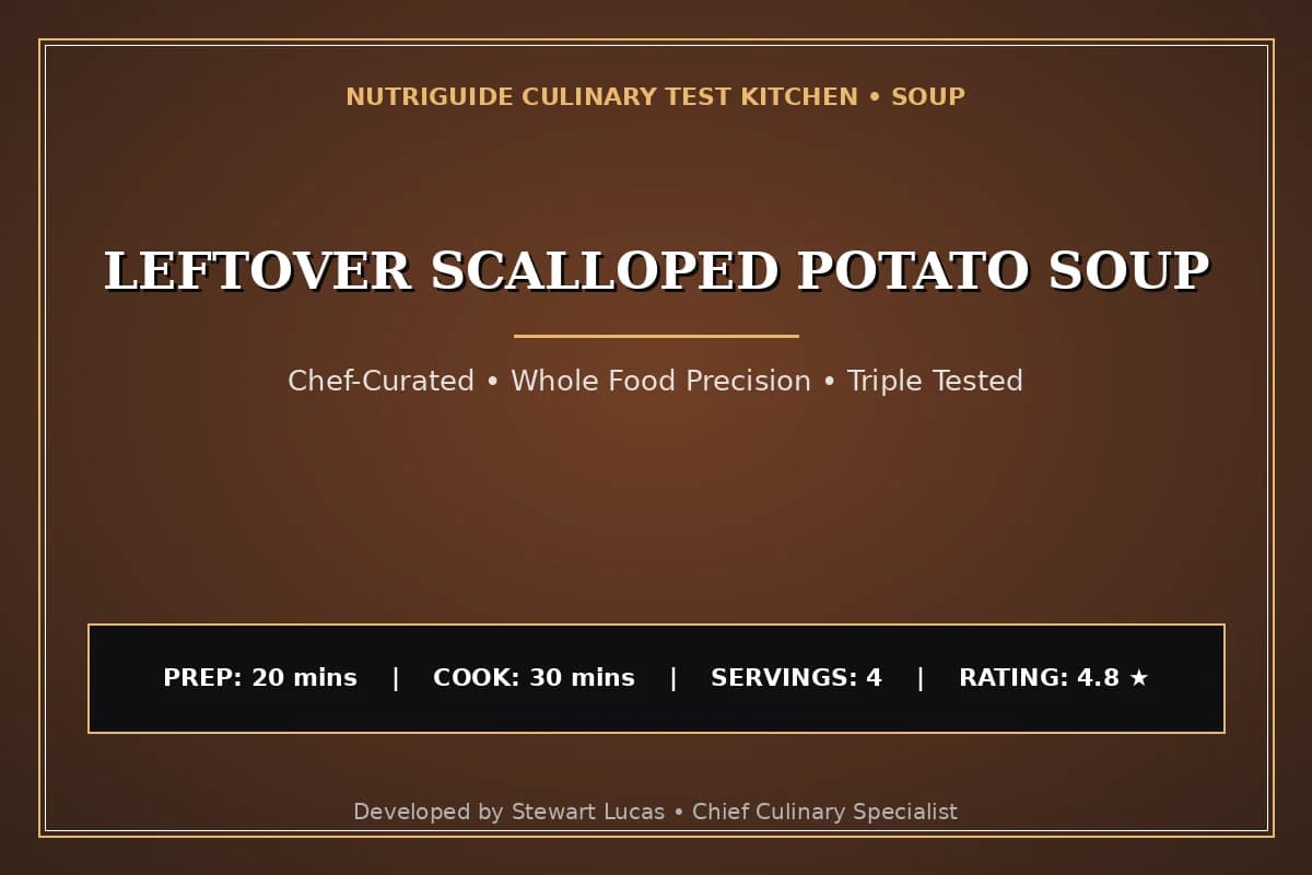 Leftover Scalloped Potato Soup