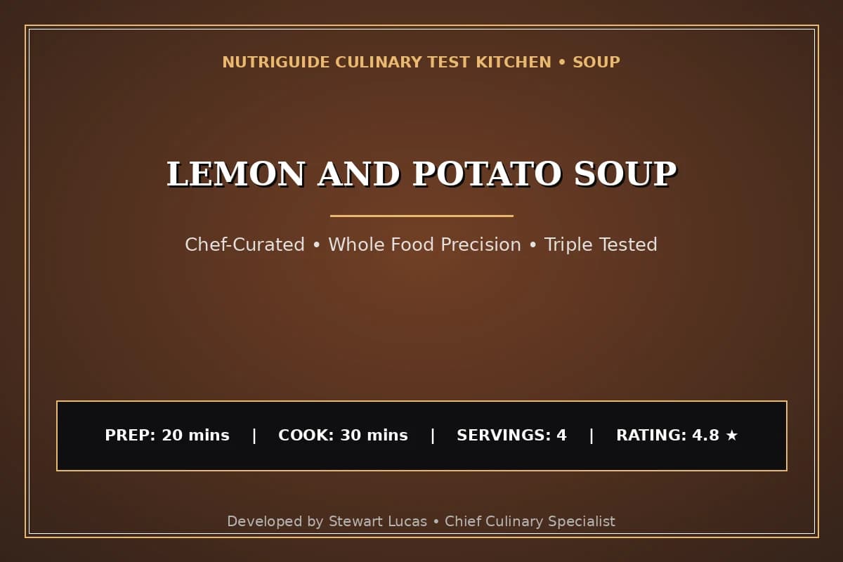 Lemon And Potato Soup