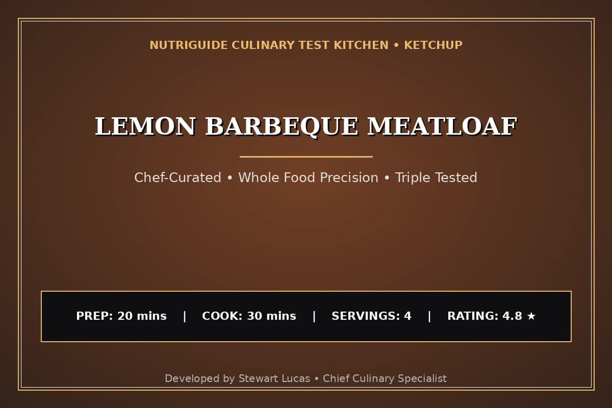 Lemon Barbeque Meatloaf