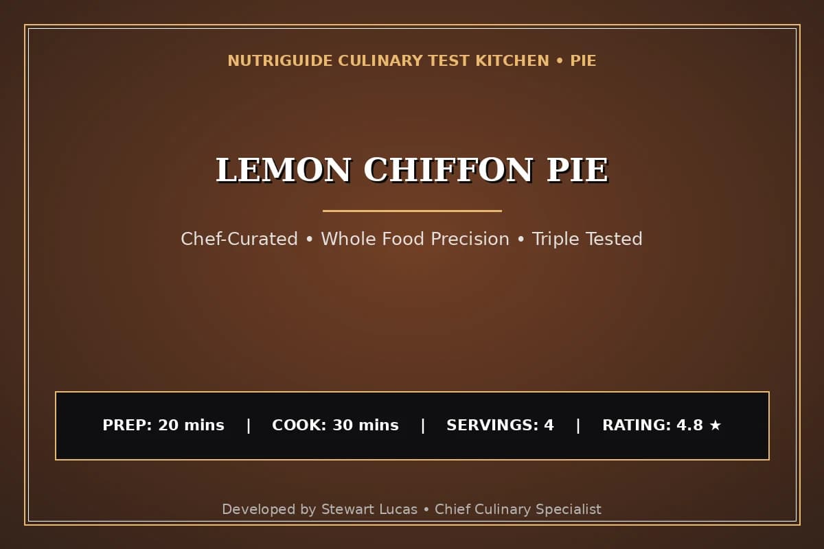 Lemon Chiffon Pie