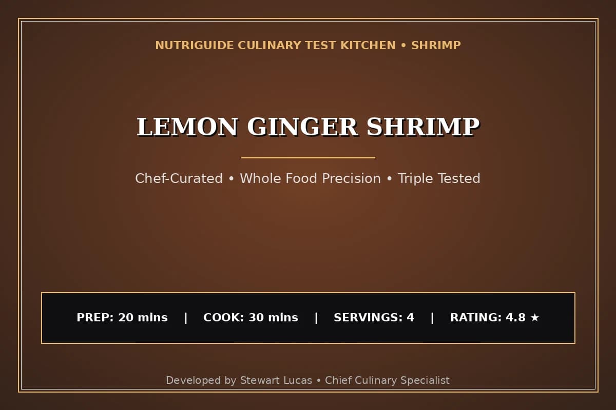 Lemon Ginger Shrimp