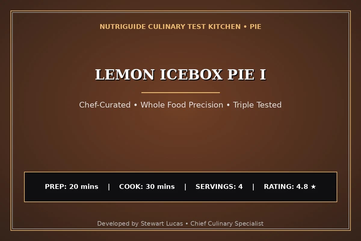 Lemon Icebox Pie I