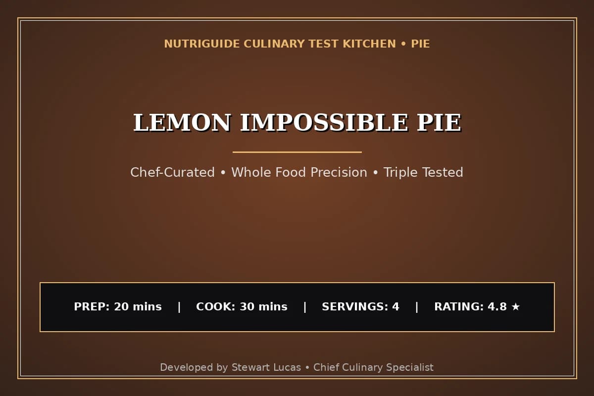 Lemon Impossible Pie