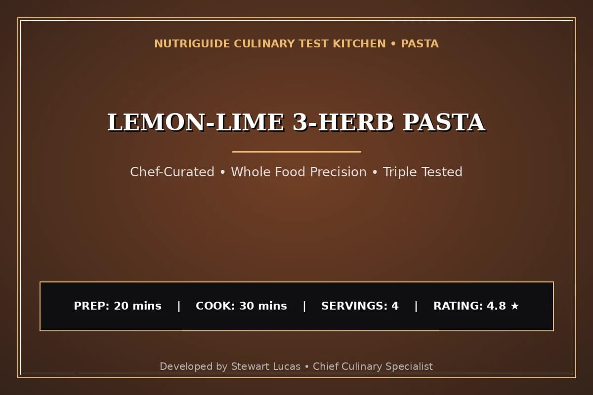 Lemon-Lime 3-Herb Pasta