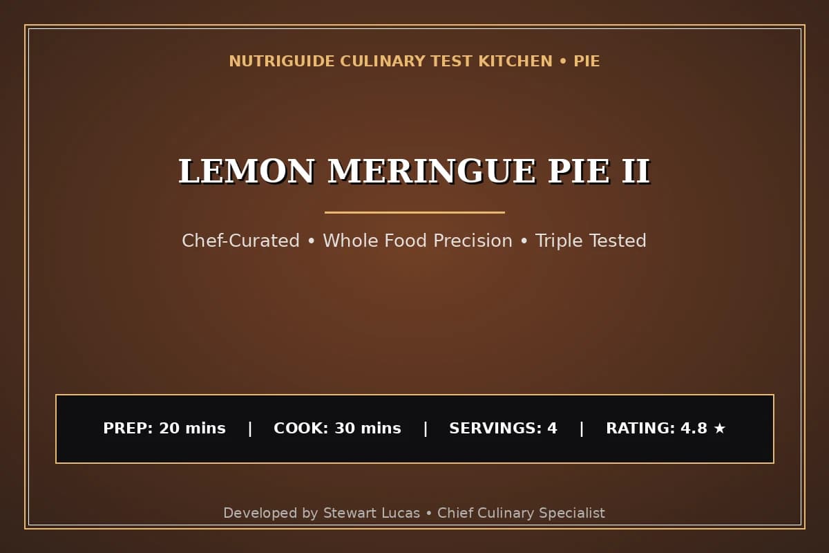 Lemon Meringue Pie Ii