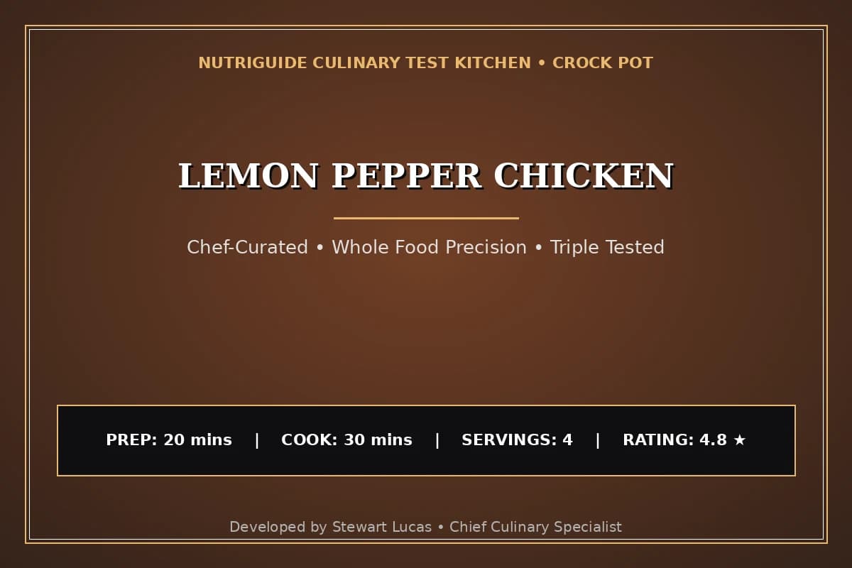 Lemon Pepper Chicken