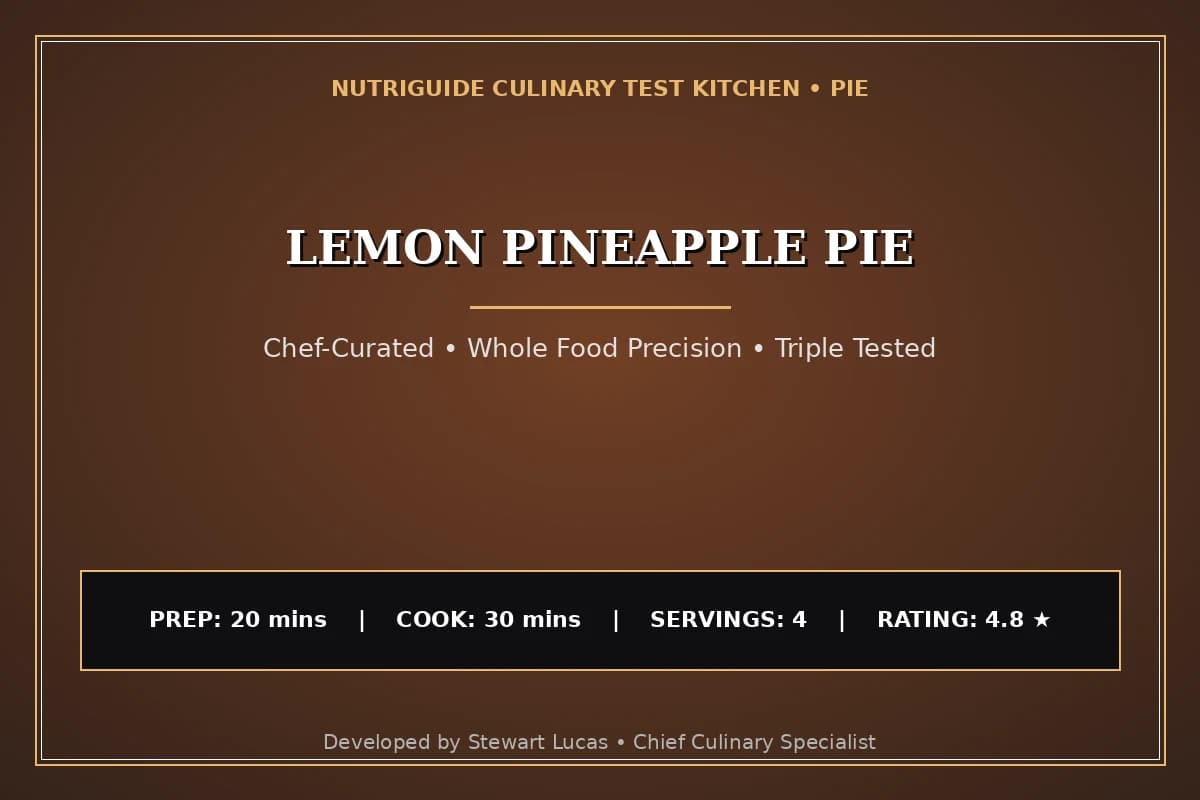 Lemon Pineapple Pie