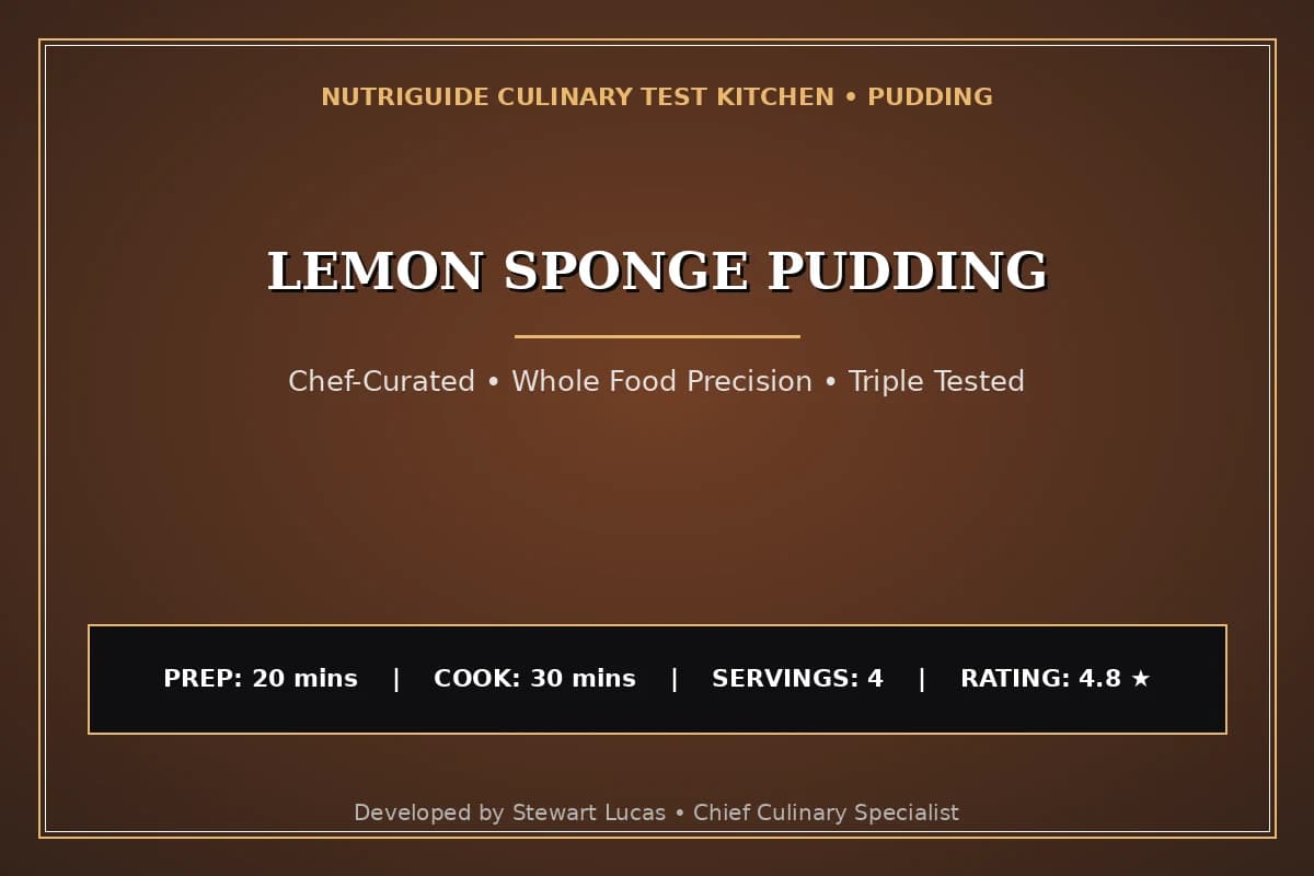 Lemon Sponge Pudding