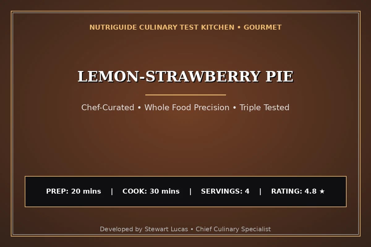 Lemon-Strawberry Pie