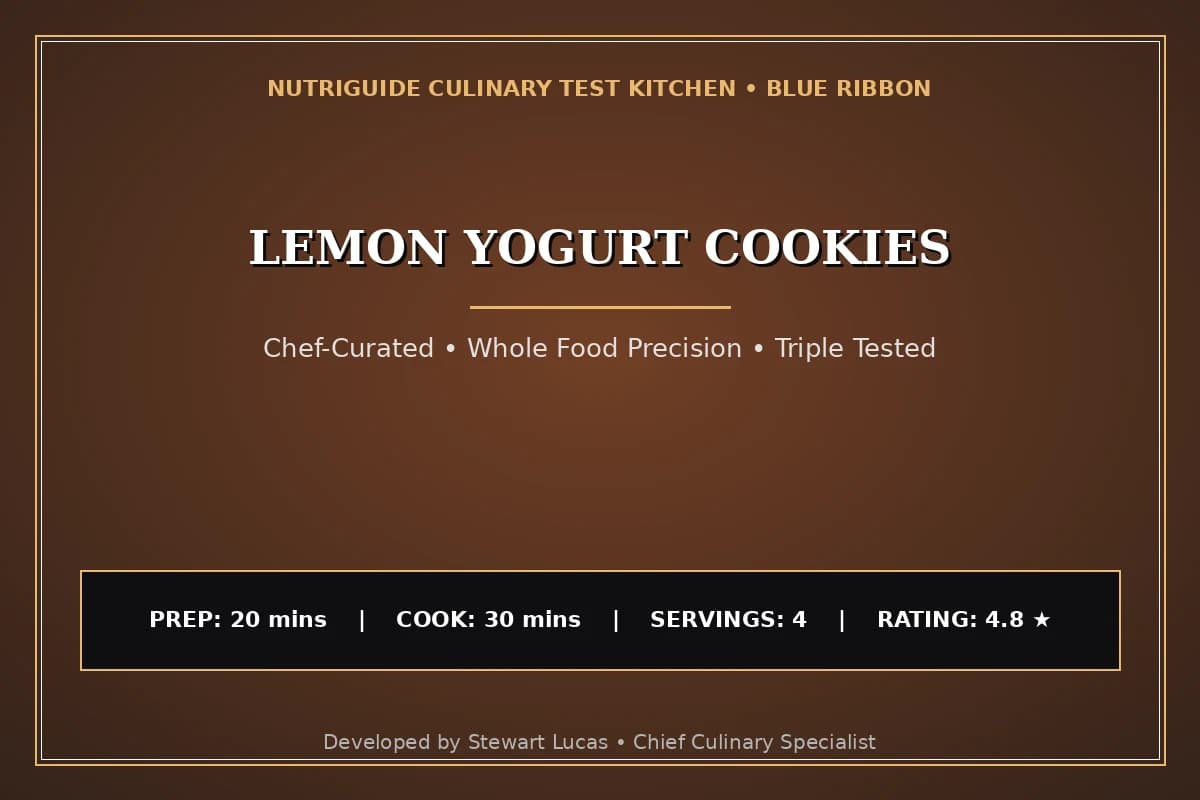 Lemon Yogurt Cookies