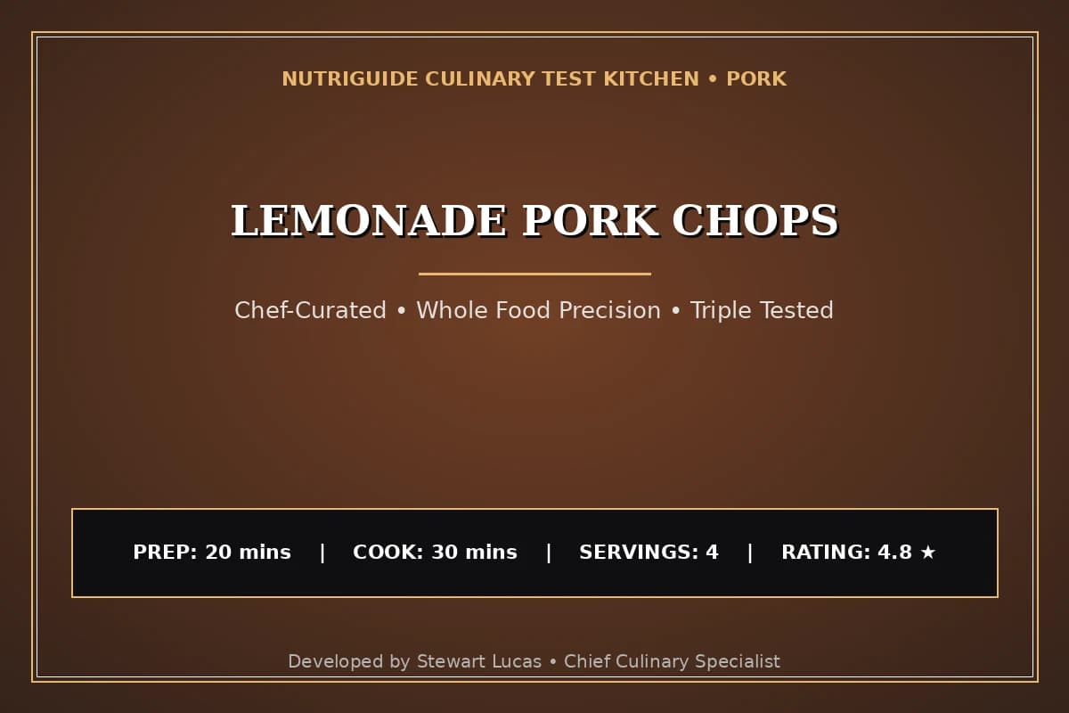 Lemonade Pork Chops
