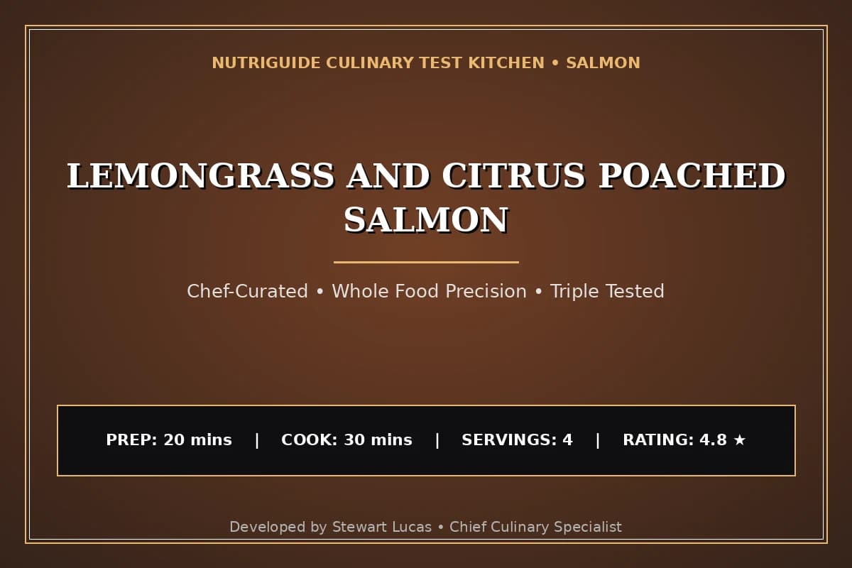 Lemongrass And Citrus Poached Salmon