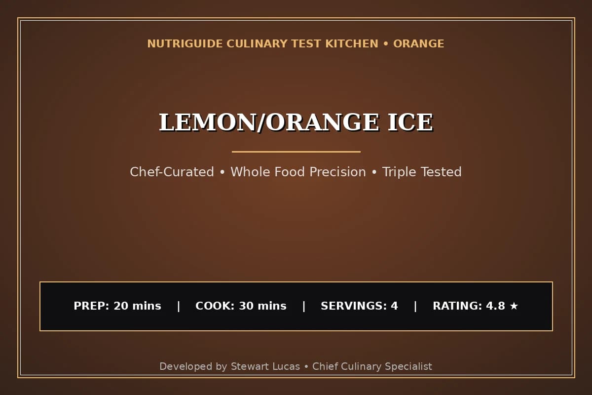 Lemon/Orange Ice
