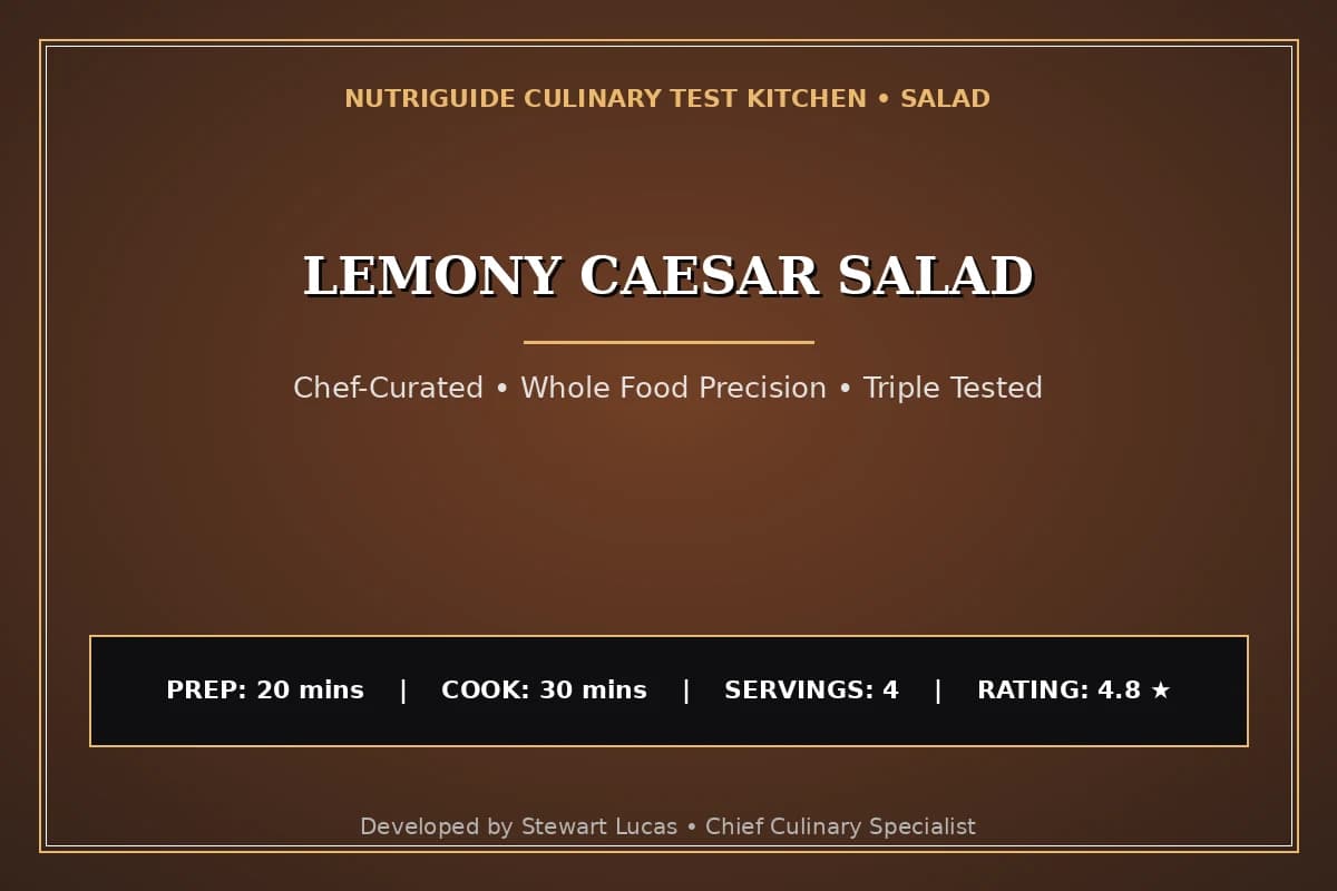 Lemony Caesar Salad