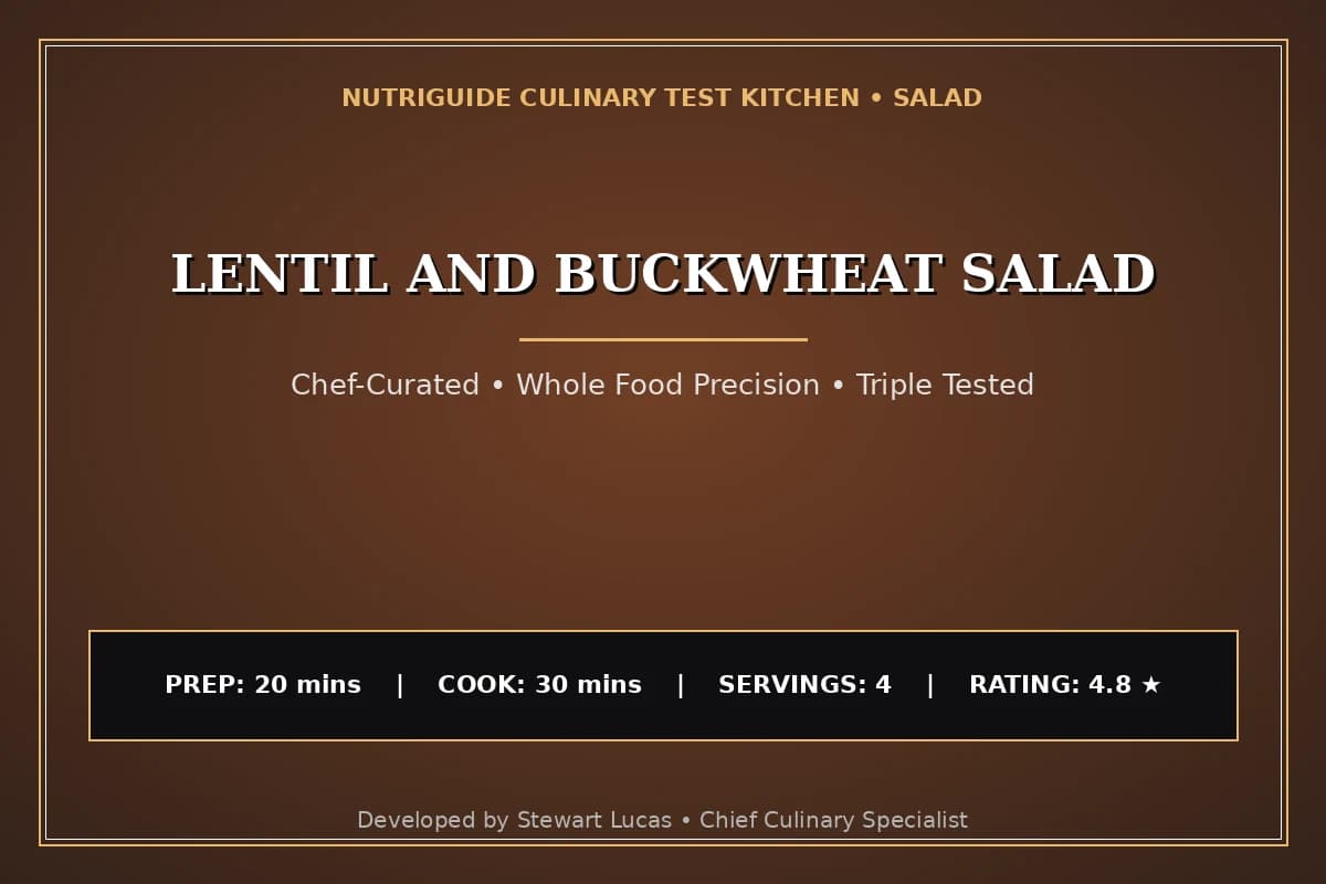 Lentil And Buckwheat Salad