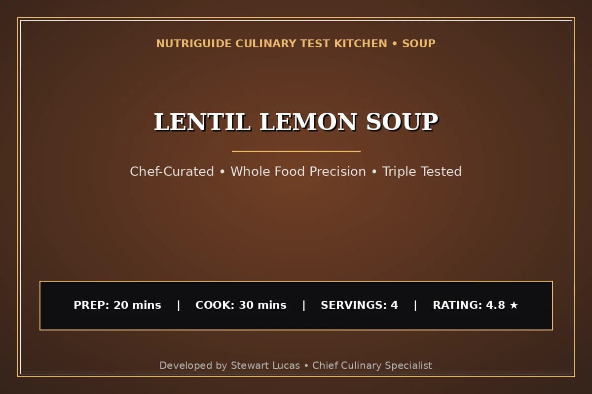 Lentil Lemon Soup