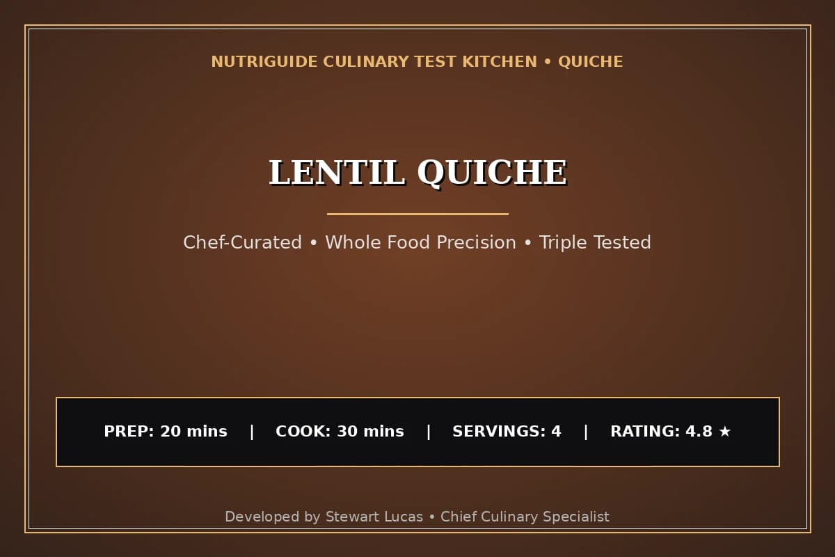 Lentil Quiche