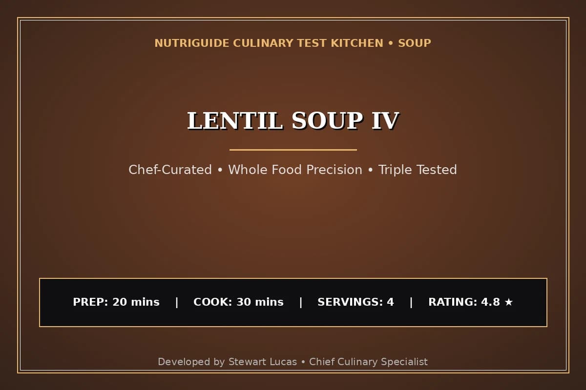 Lentil Soup Iv