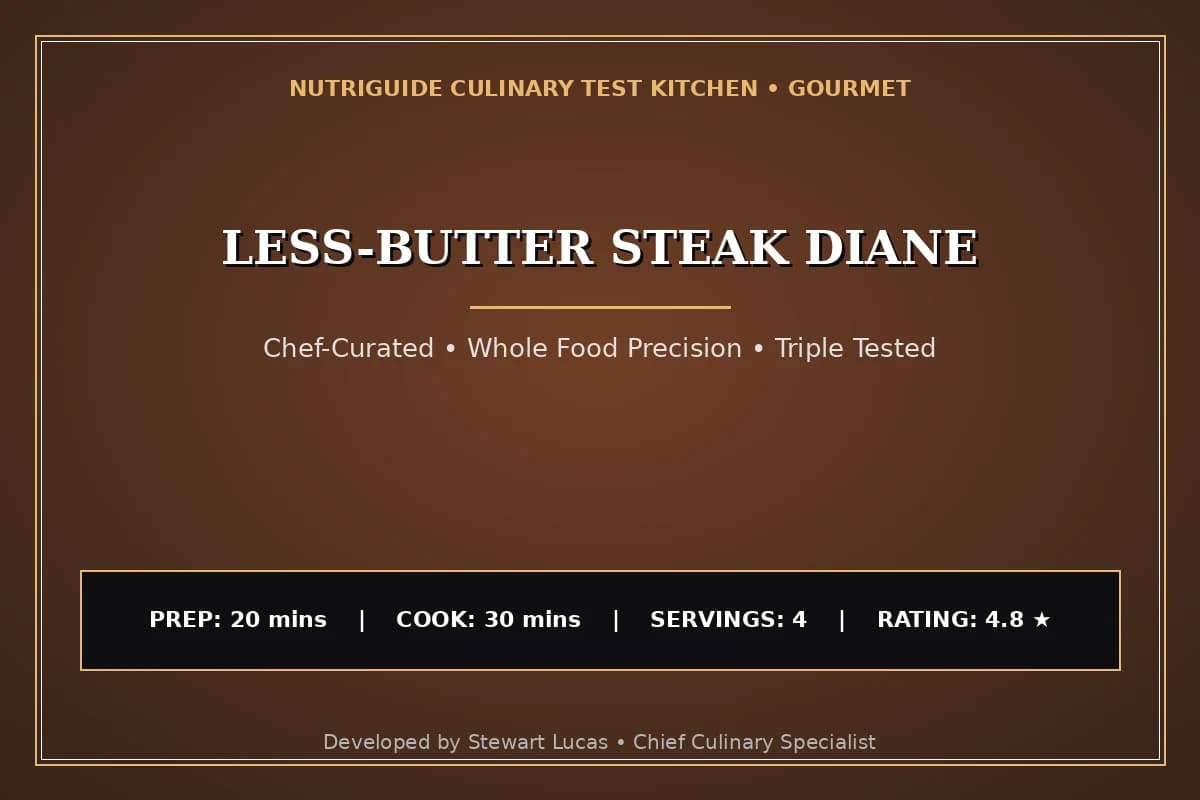 Less-Butter Steak Diane