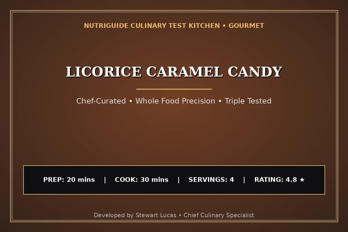 Licorice Caramel Candy