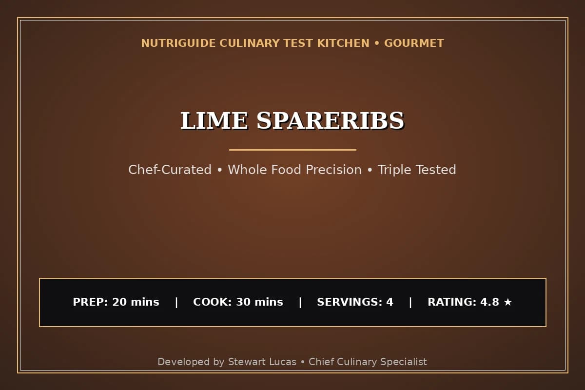 Lime Spareribs