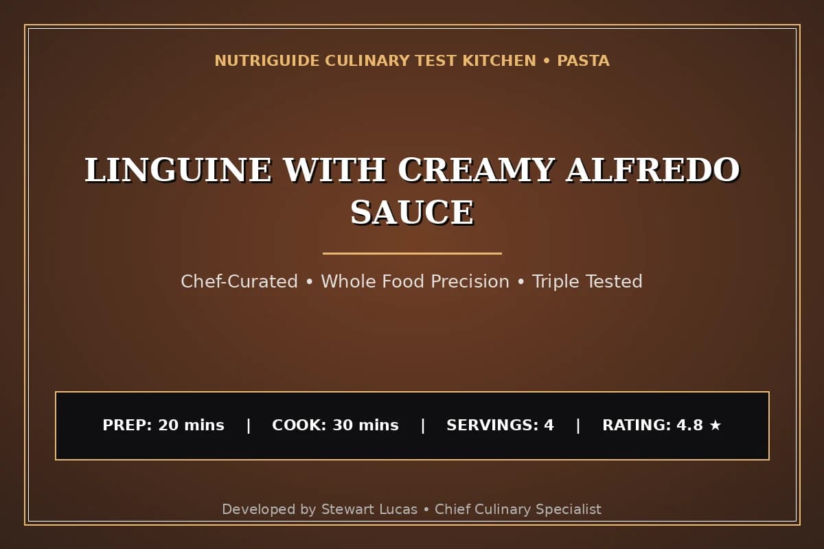 Linguine With Creamy Alfredo Sauce