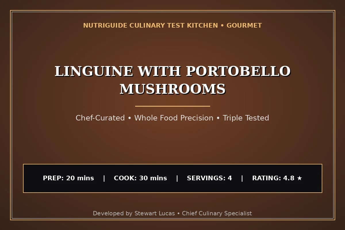 Linguine With Portobello Mushrooms