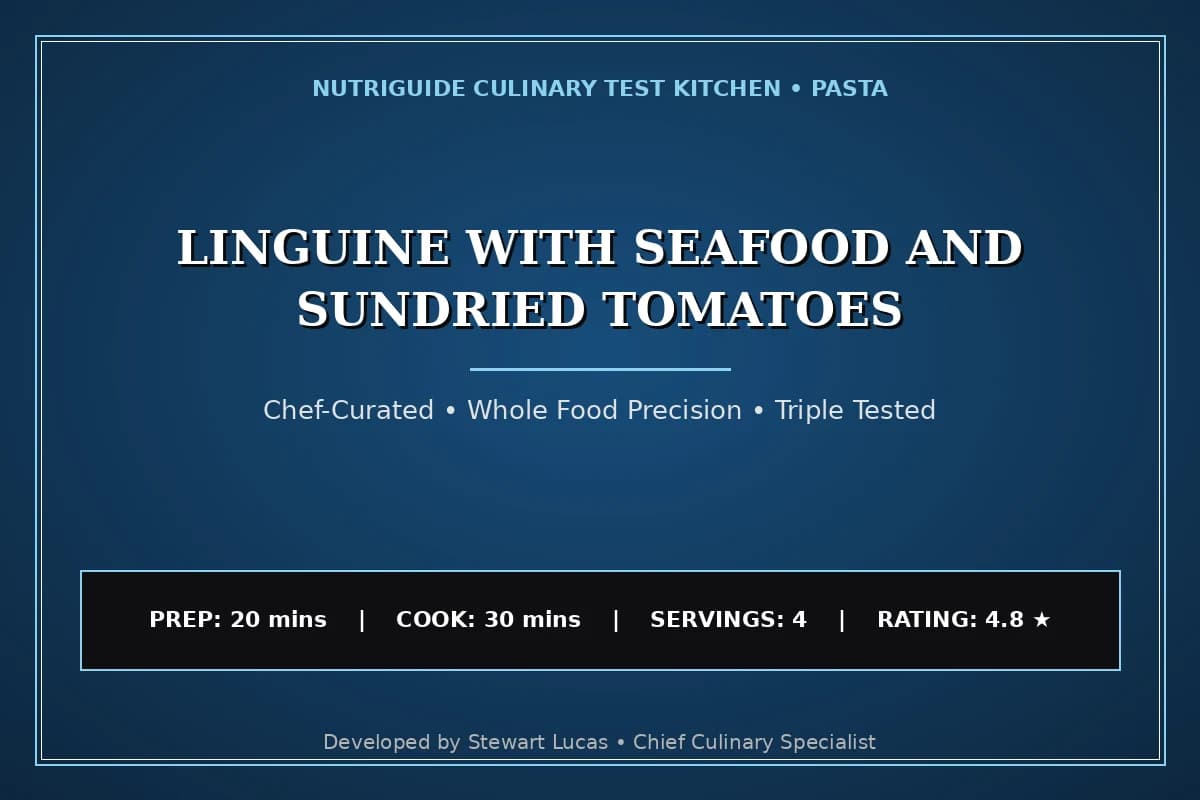 Linguine With Seafood And Sundried Tomatoes