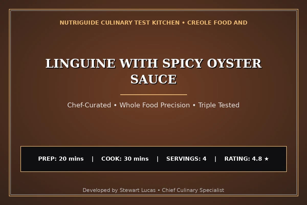Linguine With Spicy Oyster Sauce
