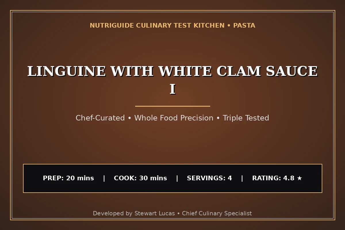 Linguine With White Clam Sauce I
