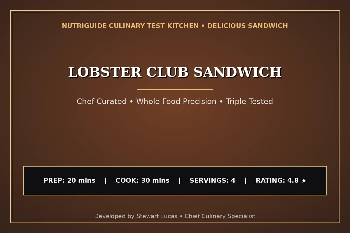 Lobster Club Sandwich