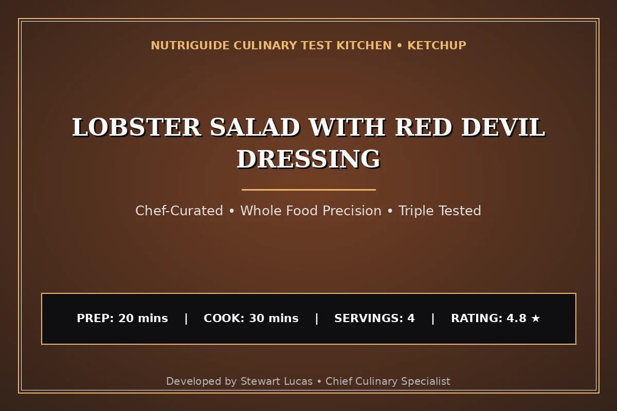 Lobster Salad With Red Devil Dressing