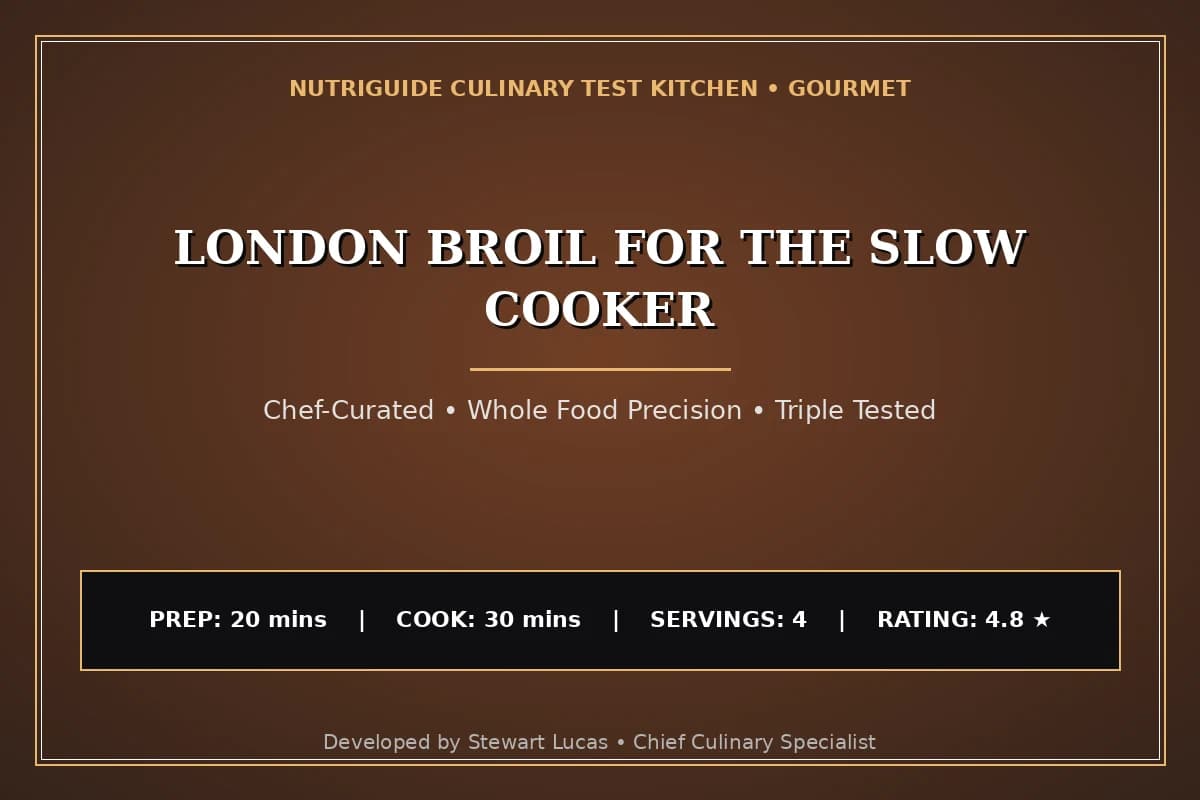 London Broil For The Slow Cooker