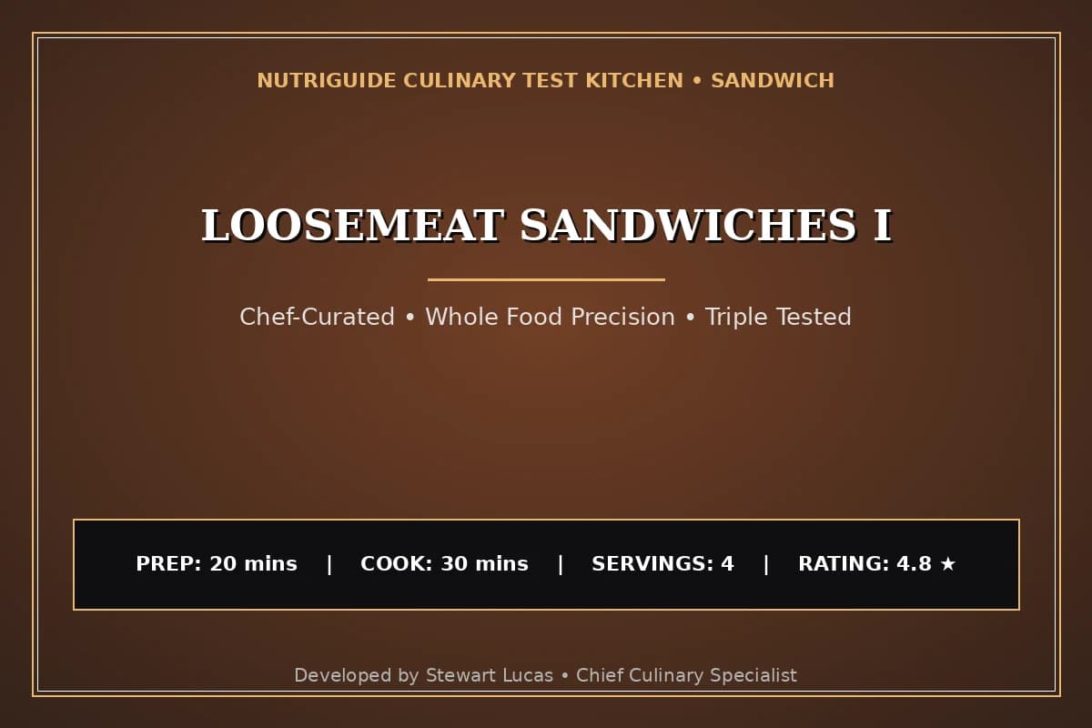 Loosemeat Sandwiches I
