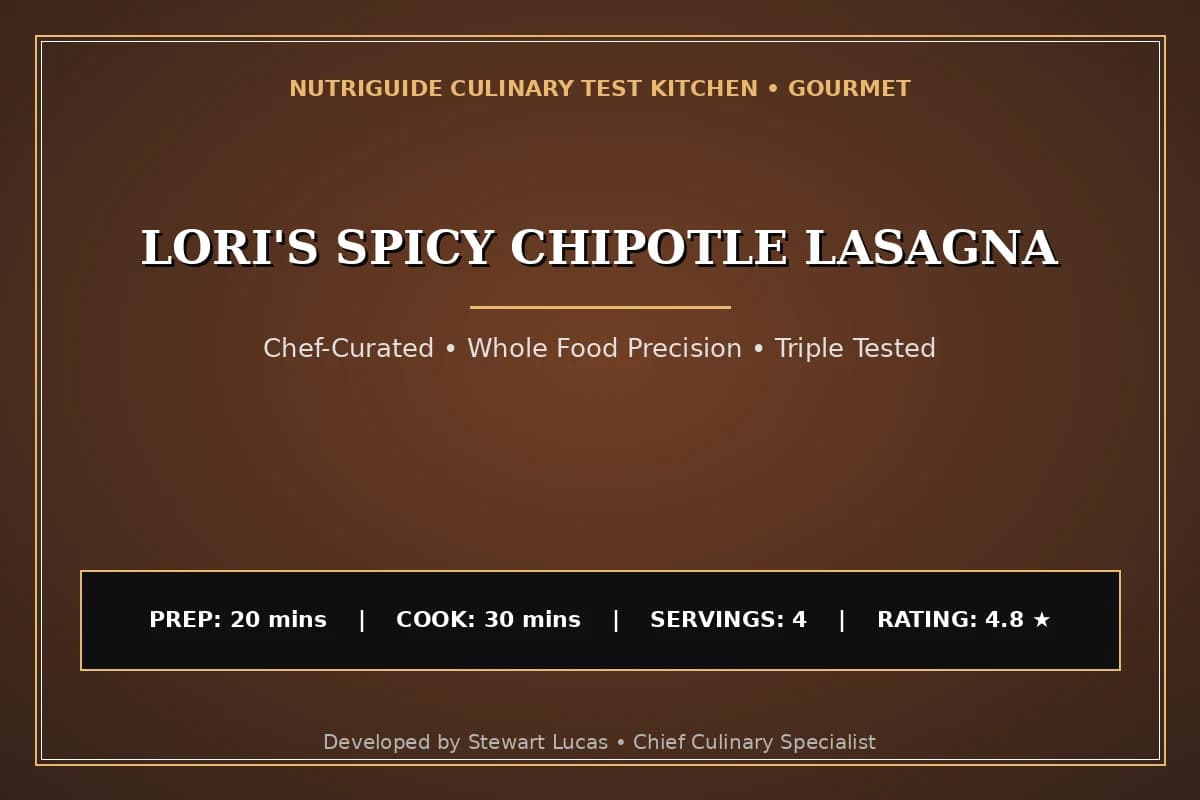 Lori'S Spicy Chipotle Lasagna