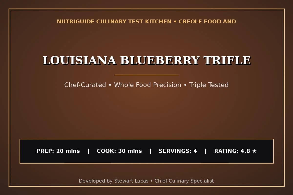 Louisiana Blueberry Trifle
