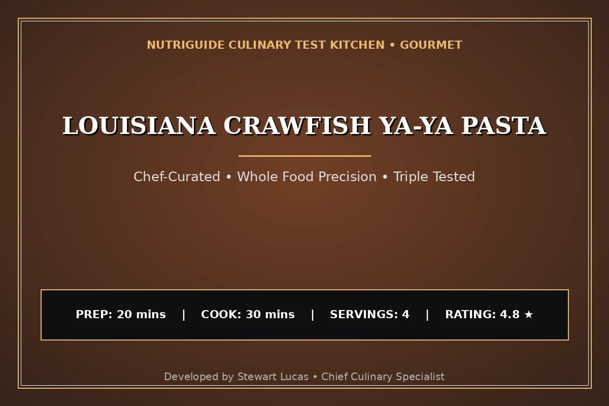 Louisiana Crawfish Ya-Ya Pasta