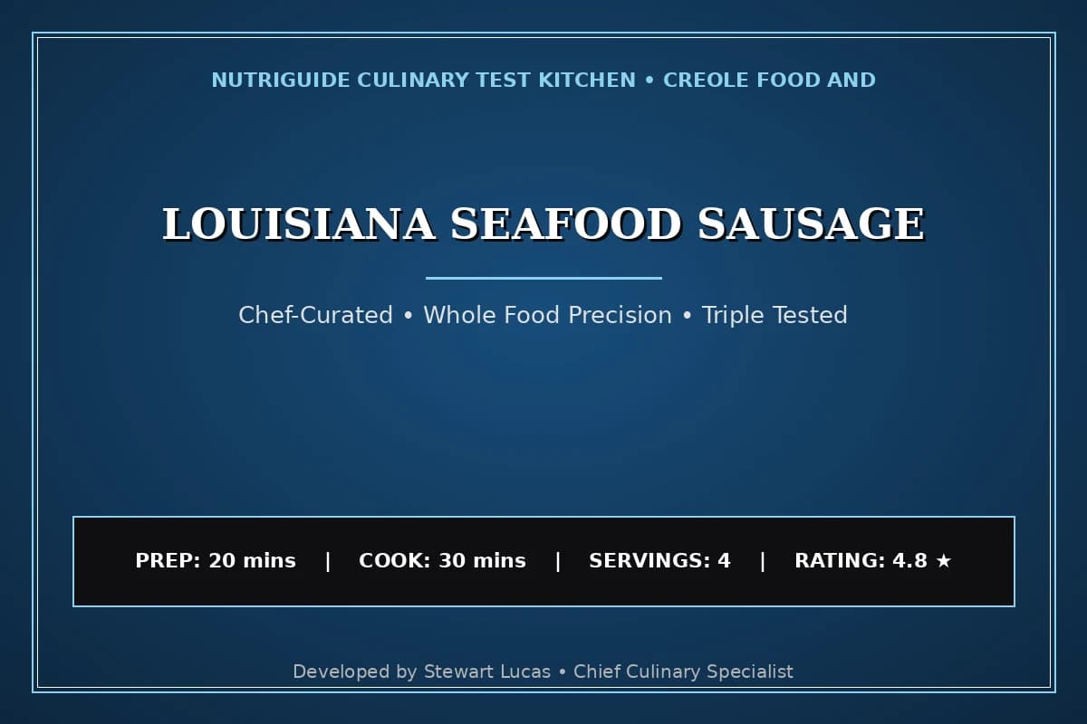 Louisiana Seafood Sausage