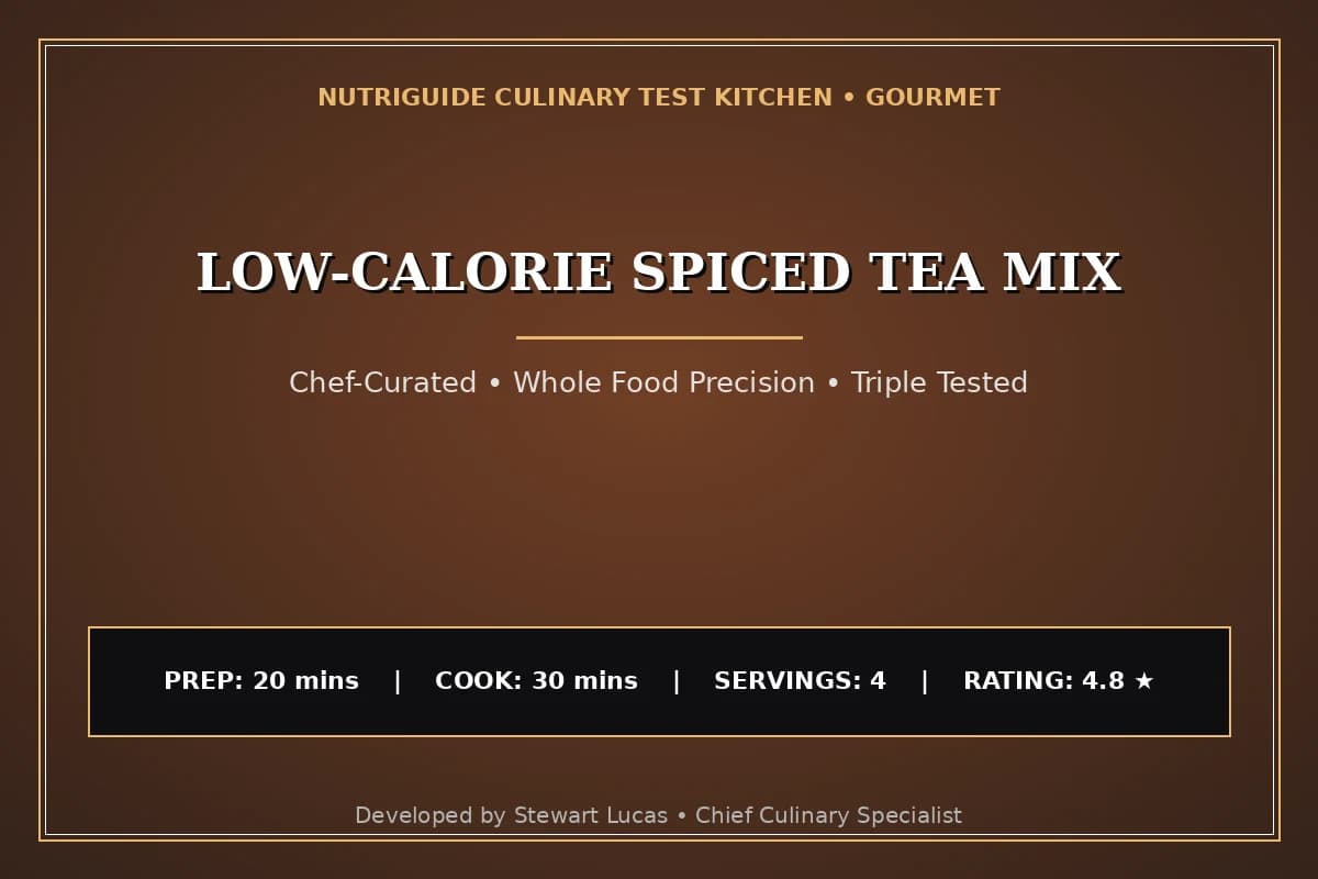 Low-Calorie Spiced Tea Mix