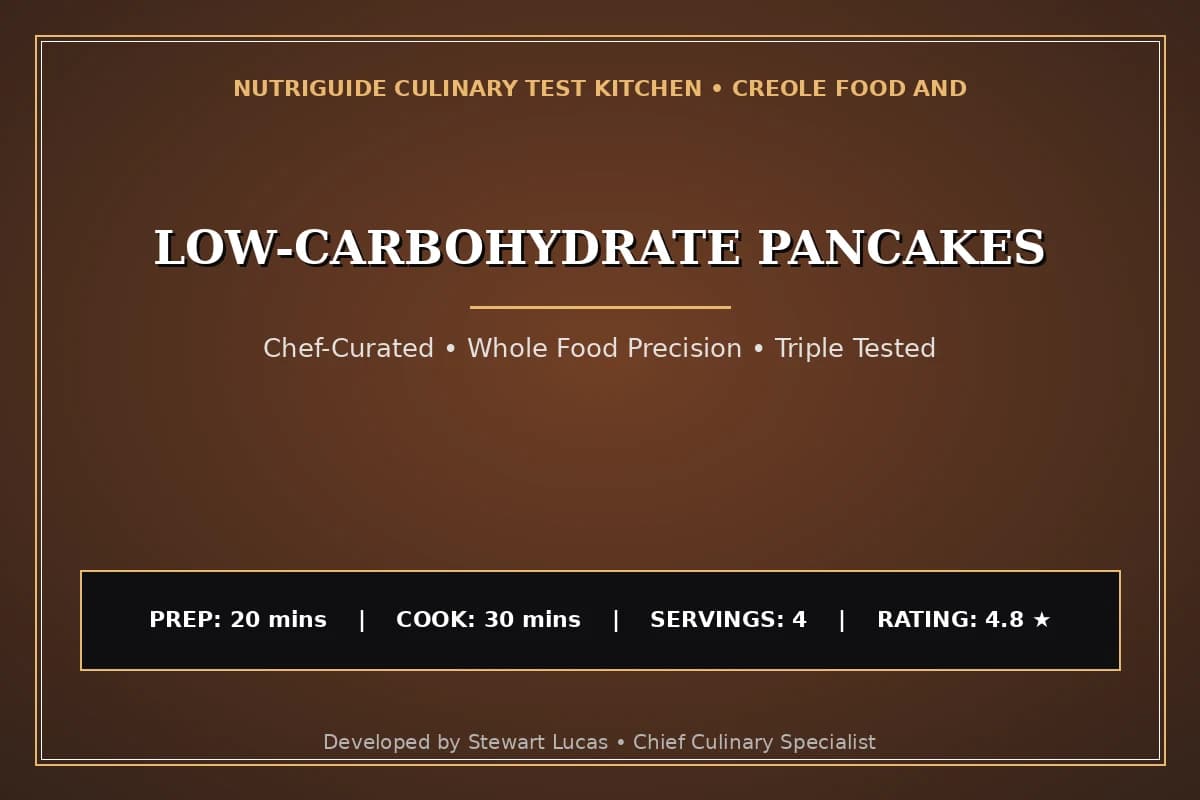 Low-Carbohydrate Pancakes