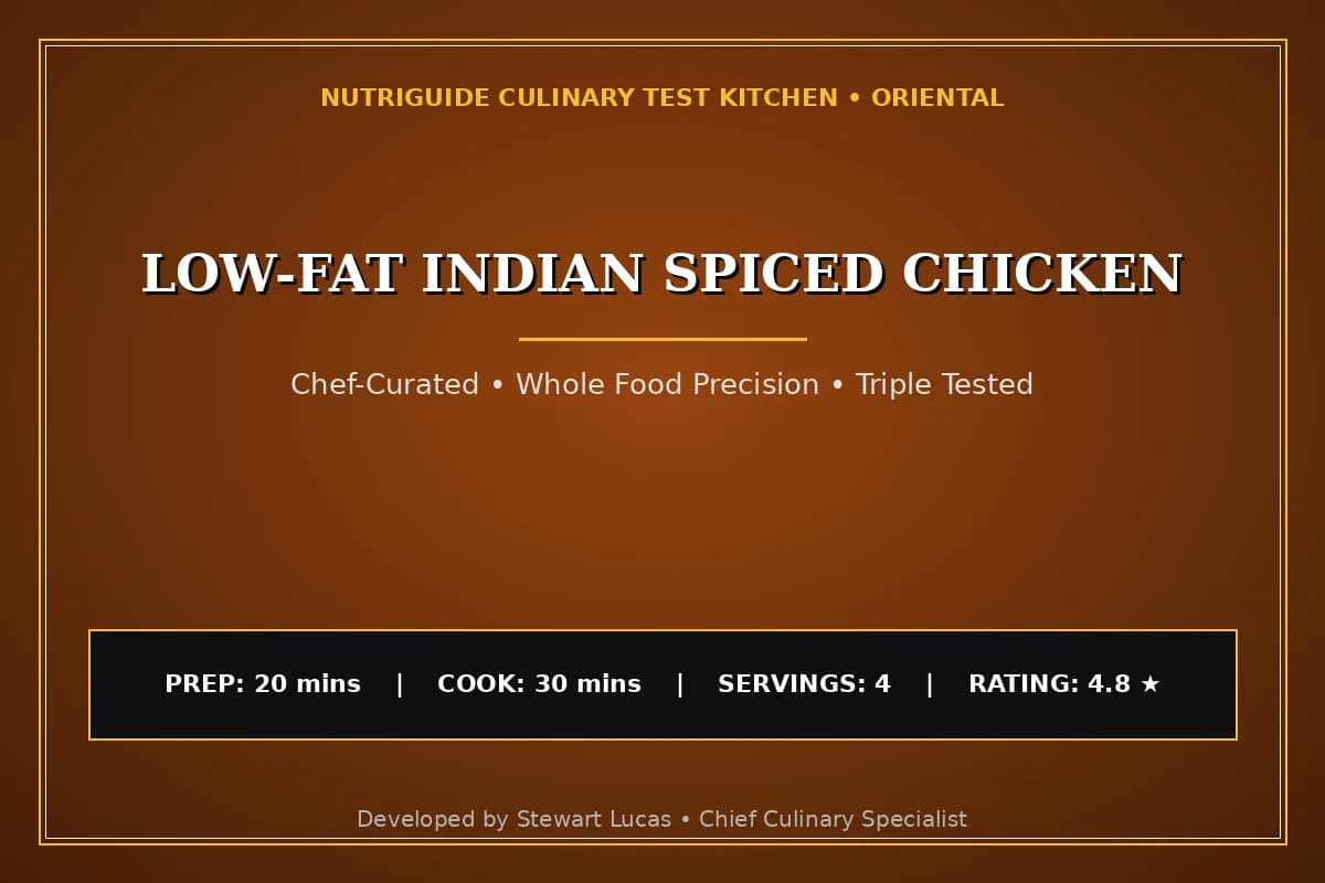 Low-Fat Indian Spiced Chicken