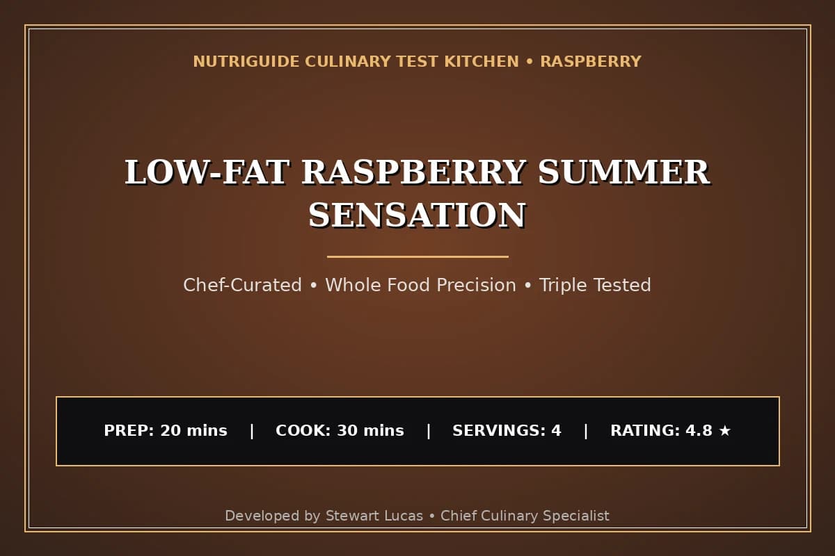 Low-Fat Raspberry Summer Sensation