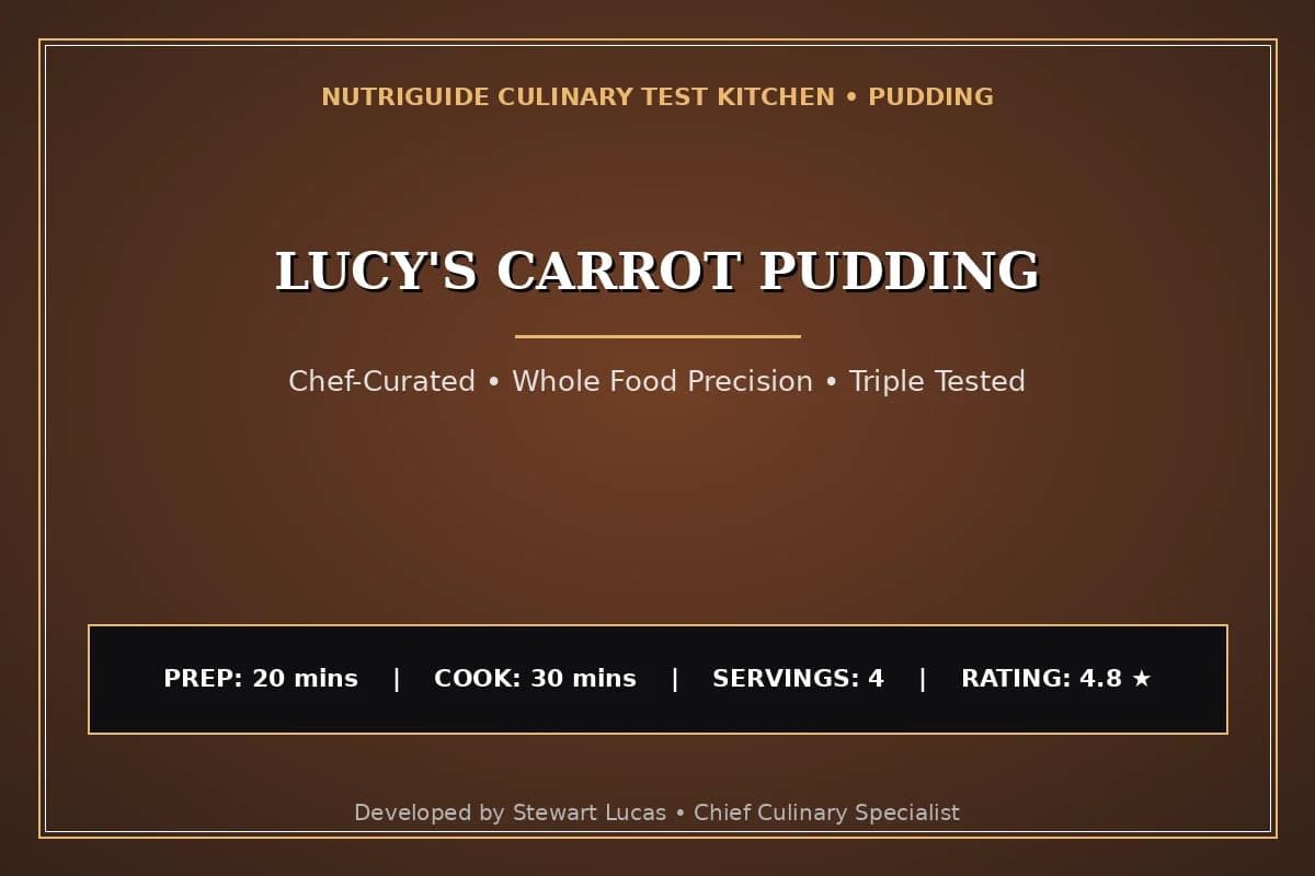 Lucy'S Carrot Pudding
