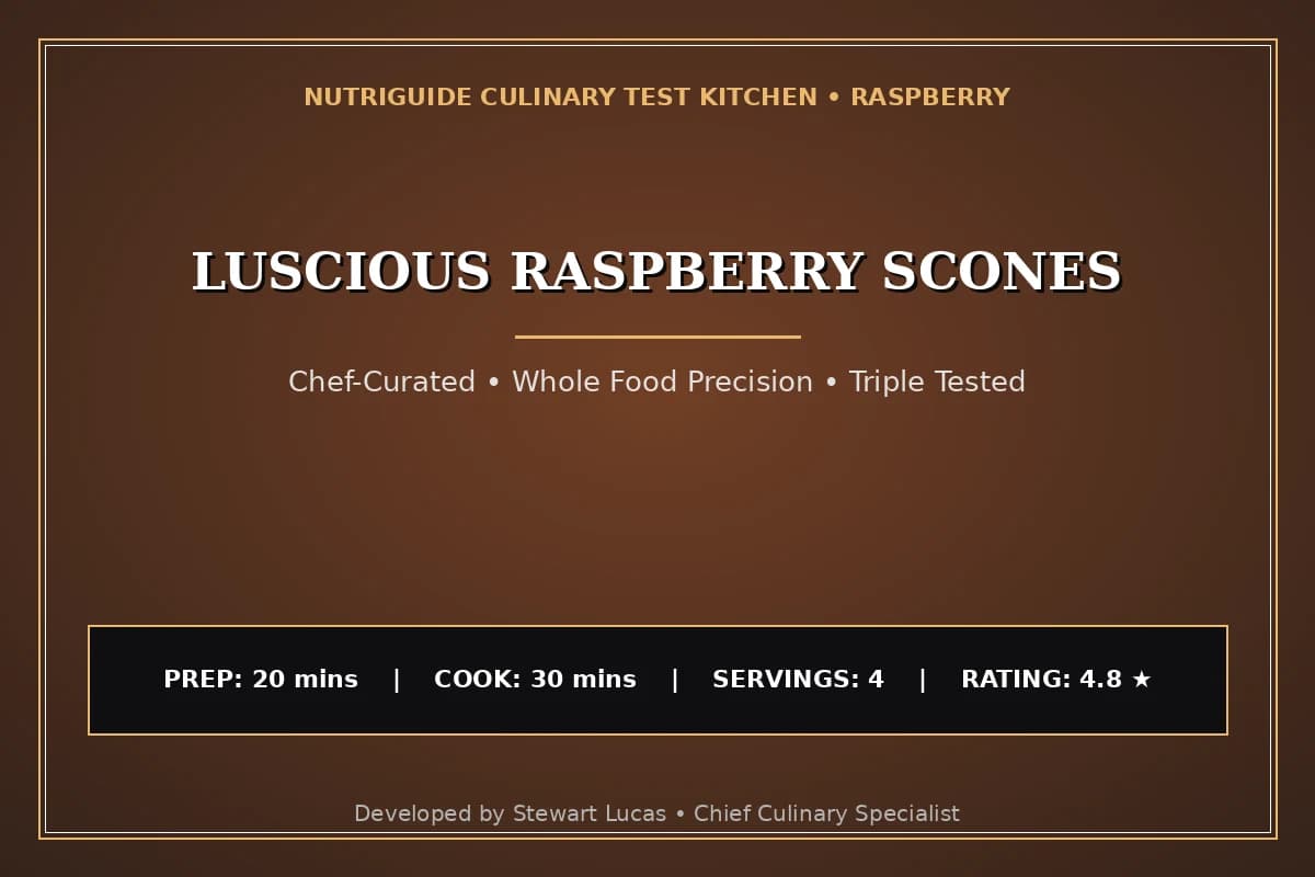 Luscious Raspberry Scones